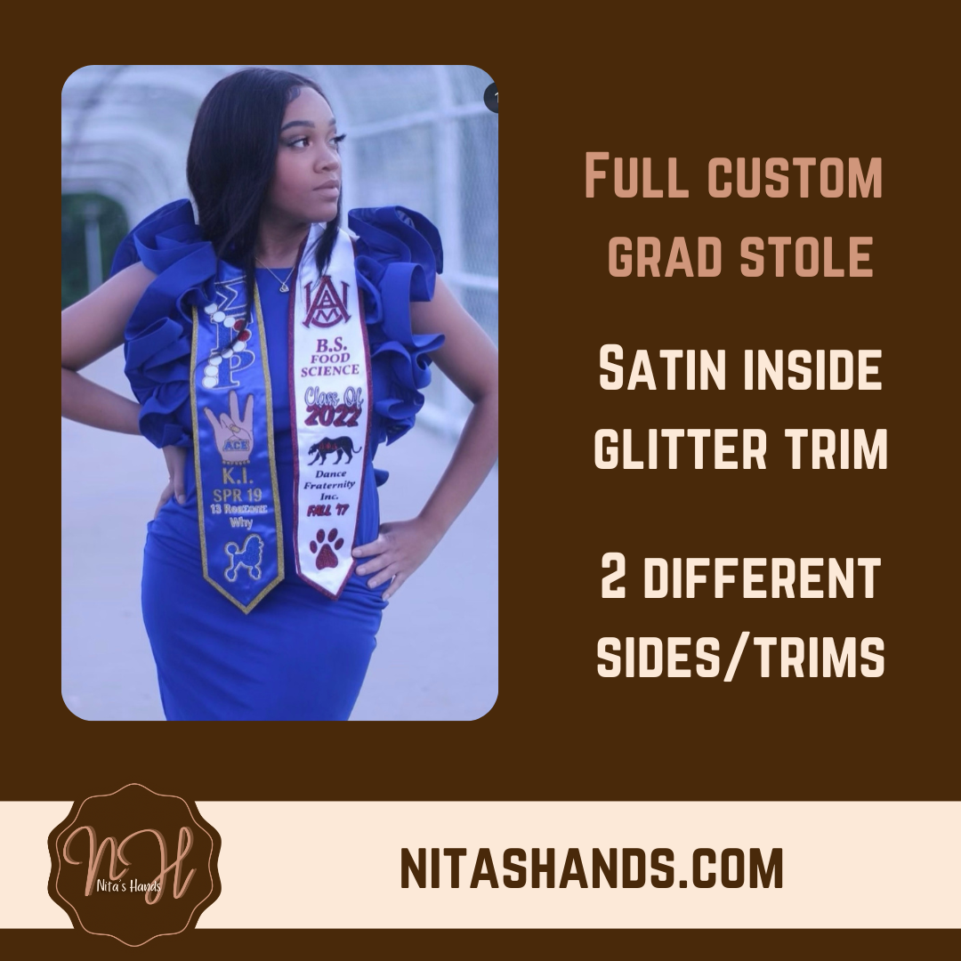 Greek Graduation Stole