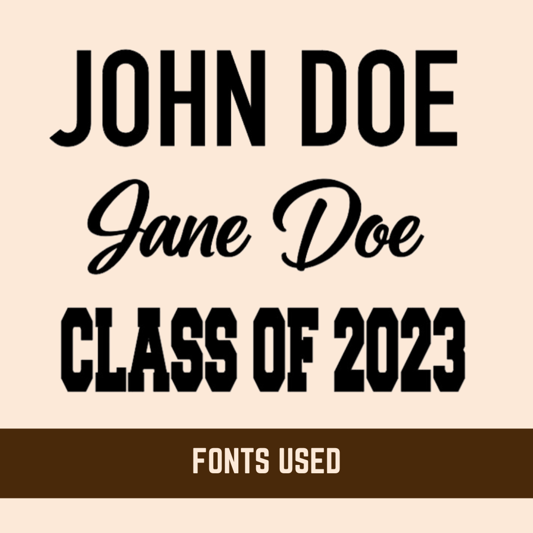 Premade Graduation Stole