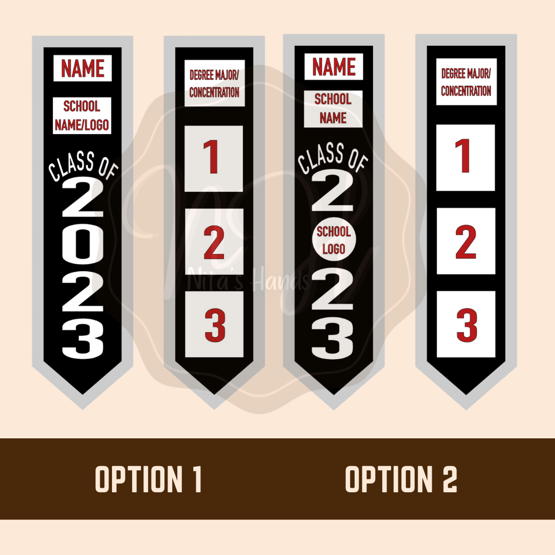 Premade Graduation Stole