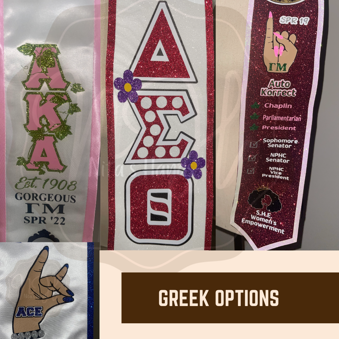 Greek Graduation Stole