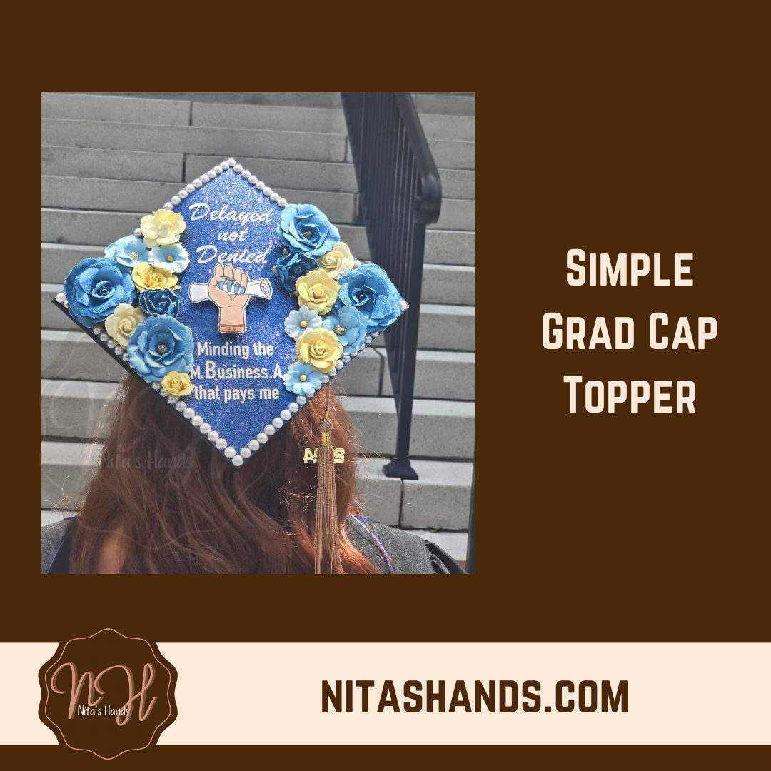 Grad Topper *NO CAP NEEDED*