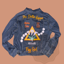 Load image into Gallery viewer, Custom Jean Jacket - Nita's Hands