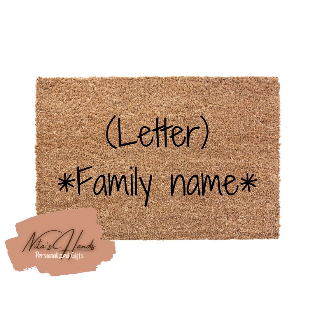 Custom Family Mat